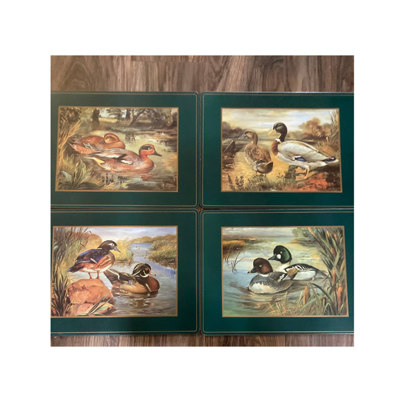 Pimpernel Accents Vintage Pimpernel England 4 Placemats Duck Cork